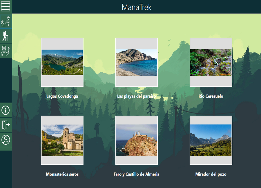 Foto interfaz ManaTreck